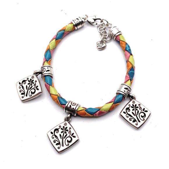 Brighton Leather Charms Bracelet - Picture 1 of 2